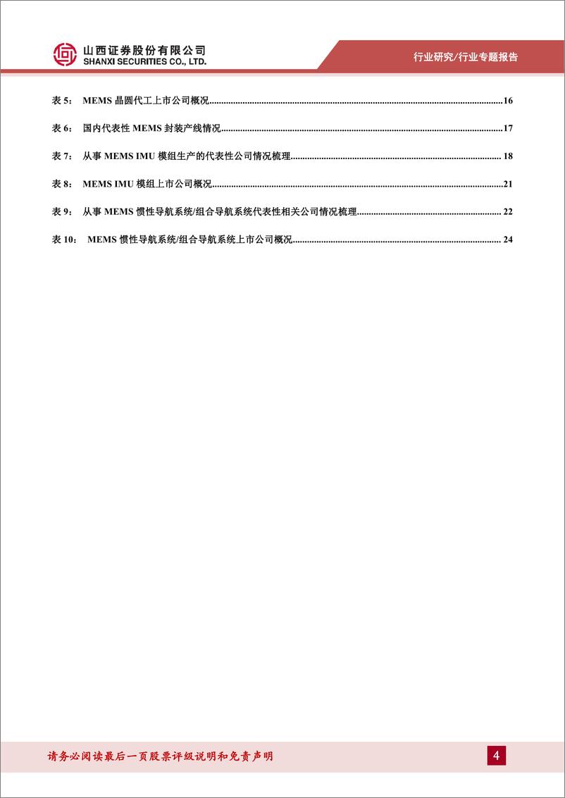 《集成电路行业：MEMS惯性传感器专题报告-大浪淘沙始见金，关注MEMS惯性传感器产业链优质标的》 - 第4页预览图