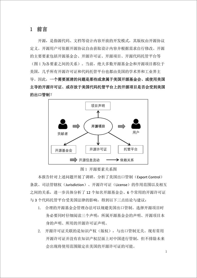 《倪光南：华为出口管制后：开源项目风险分析与对策建议报告-2019.5-21页》 - 第5页预览图