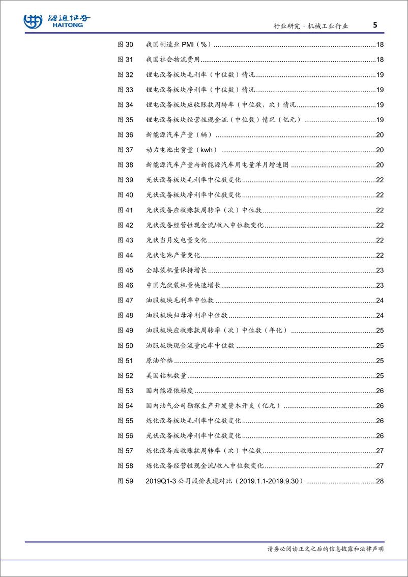 《机械工业行业：2019Q3行业稳定增长，建议关注龙头公司-20191108-海通证券-30页》 - 第6页预览图