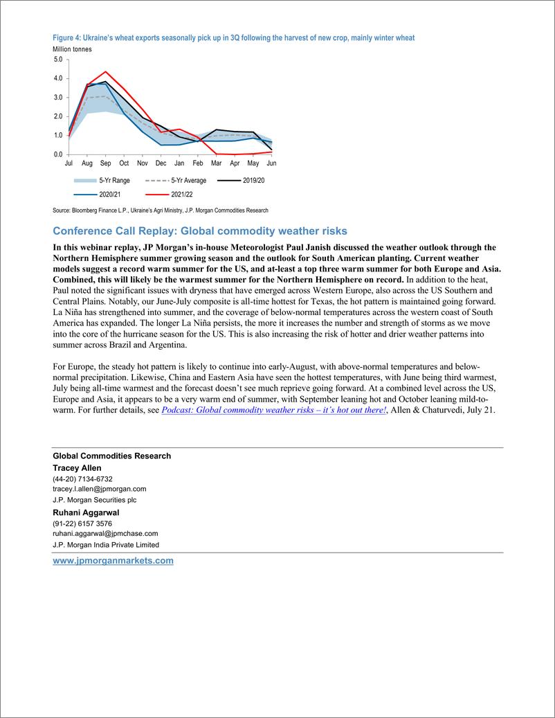 《JPM-Agricultural commodities update  The Black Sea》 - 第4页预览图