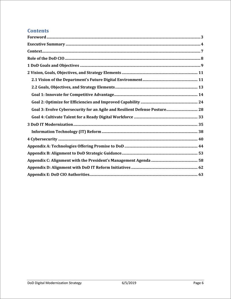 《美国防部-2019数字现代化战略（英文）-2019.7.12-72页》 - 第7页预览图