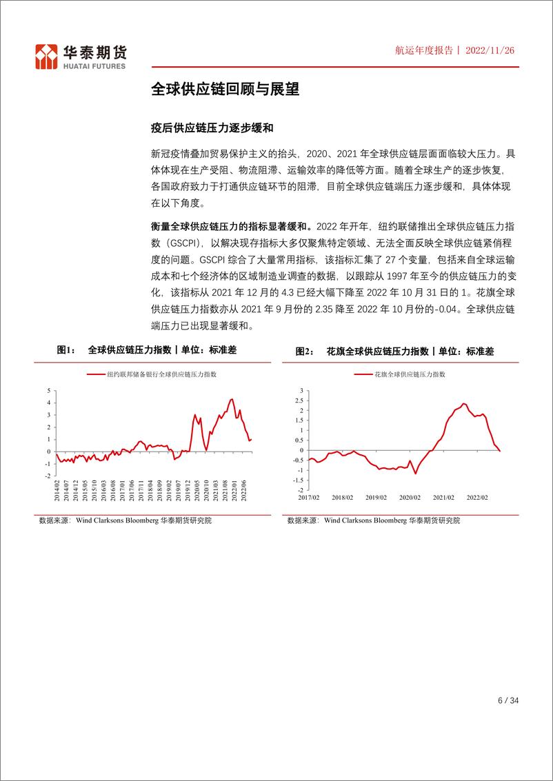 《航运年度报告：集装箱市场景气度下行，干散货市场关注中国需求-20221126-华泰期货-34页》 - 第7页预览图