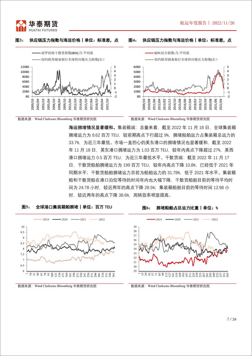 《航运年度报告：集装箱市场景气度下行，干散货市场关注中国需求-20221126-华泰期货-34页》 - 第8页预览图