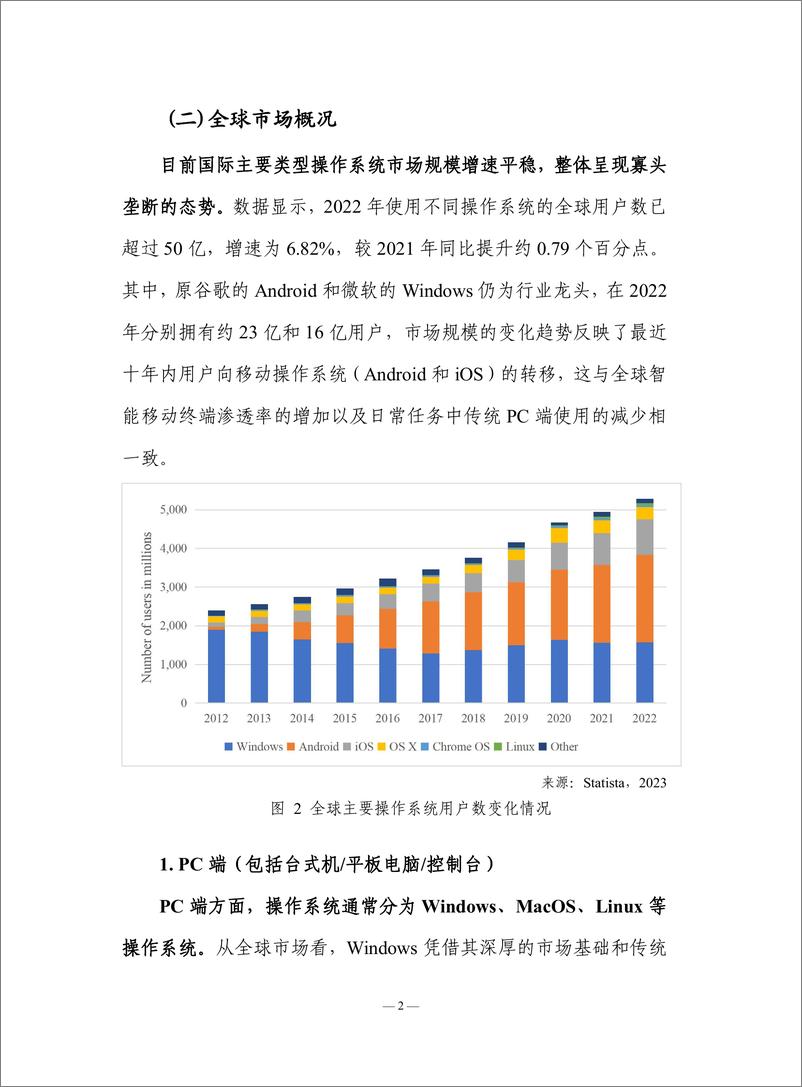 《企业数字化发展共建共享平台：中国操作系统技术产业发展报告（2023年）》 - 第7页预览图