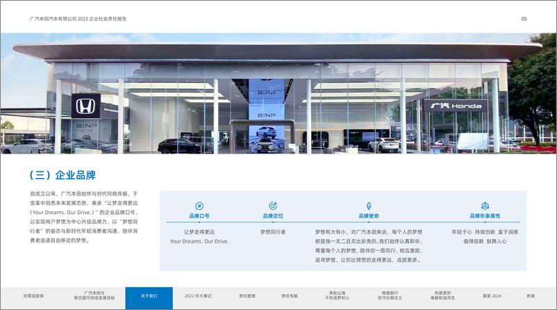 《2023广汽本田报告（品牌、产品、技术布局、服务、ESG等）》 - 第7页预览图
