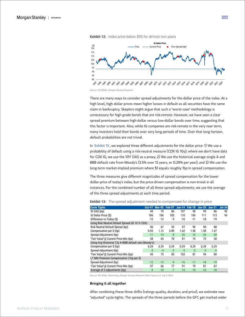 《Morgan Stanley Fixed-US Credit Strategy Less Rich than You Think-109118253》 - 第7页预览图