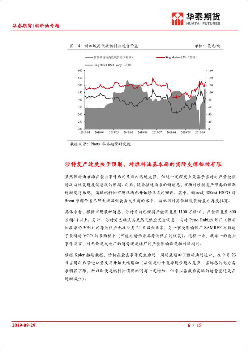 《燃料油专题：由袭击事件出发看沙特对燃料油市场的影响-20190929-华泰期货-15页》 - 第7页预览图