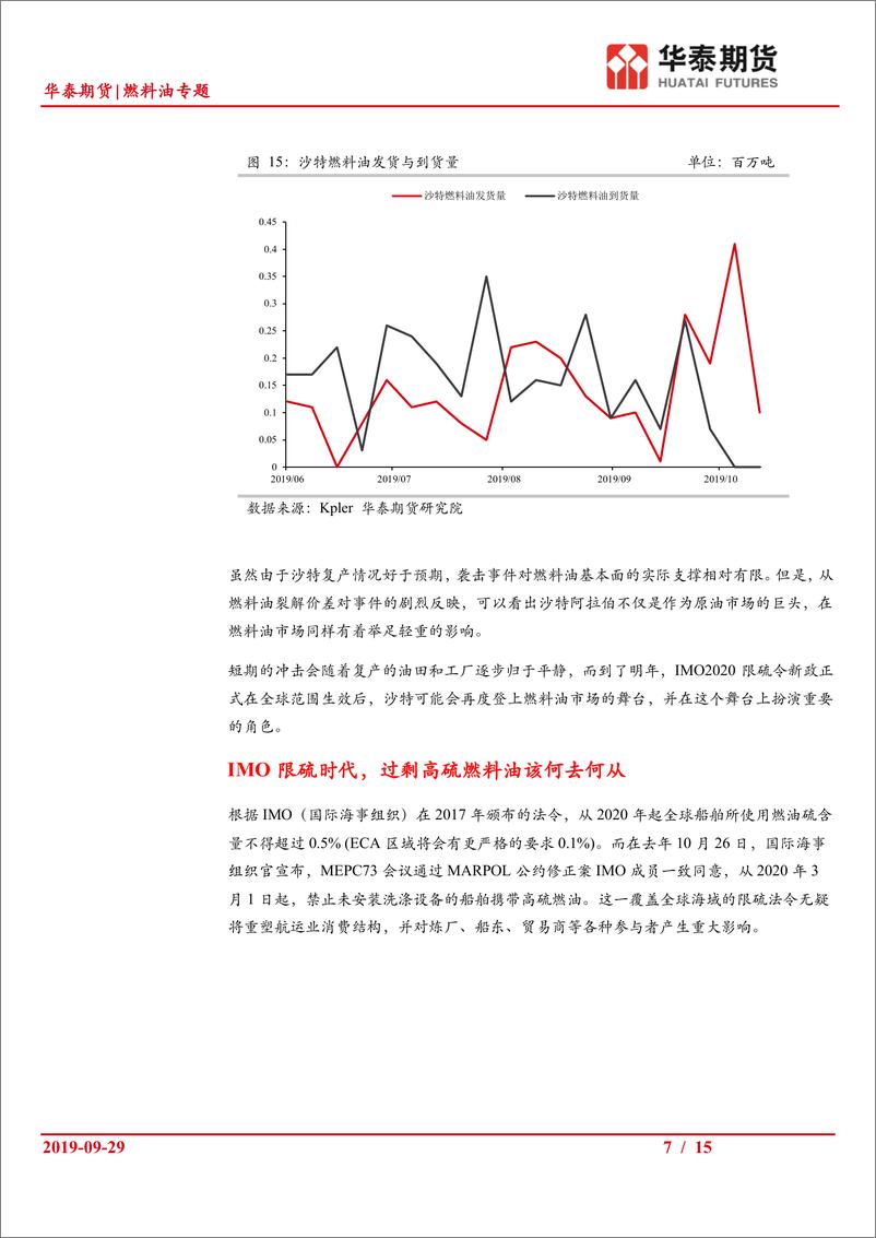 《燃料油专题：由袭击事件出发看沙特对燃料油市场的影响-20190929-华泰期货-15页》 - 第8页预览图