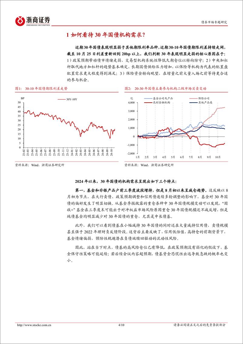 《债券市场专题：如何看待30年国债机构需求？-241027-浙商证券-10页》 - 第4页预览图