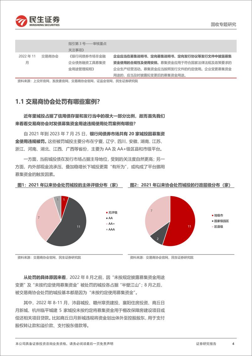 《城投随笔系列：募集资金用途视角下的城投债-20230731-民生证券-21页》 - 第5页预览图