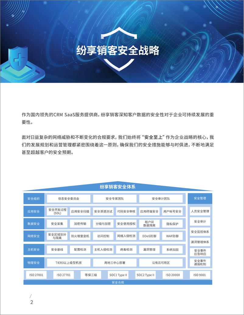 《纷享销客连接型CRM安全橙皮书（2024）》 - 第3页预览图