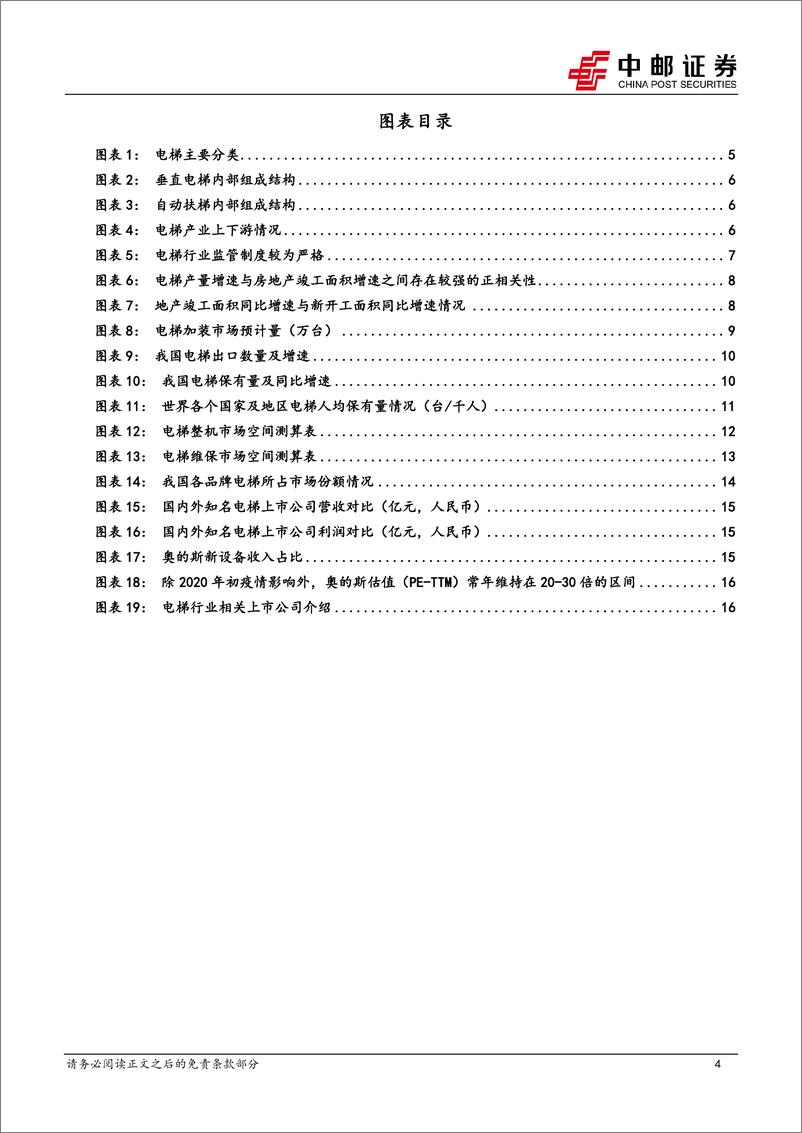 《电梯行业专题：基本面有望走稳，国产崛起正当时-241027-中邮证券-19页》 - 第4页预览图