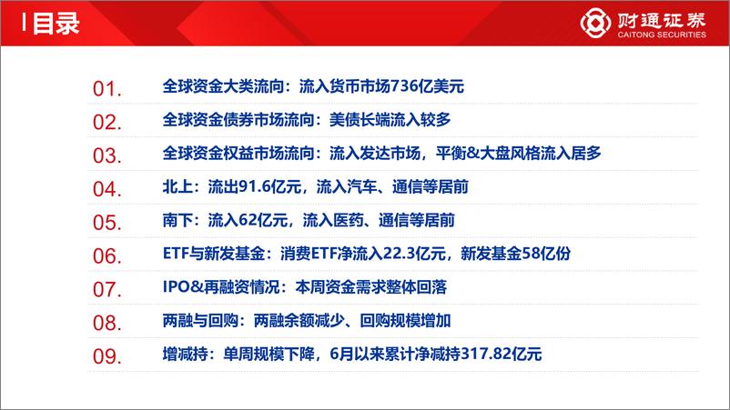 《全球资金观察系列六十五：全球资金流入货币市场736亿美元-20230708-财通证券-30页》 - 第5页预览图