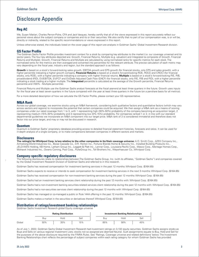 《Whirlpool Corp. (WHR 2Q22 First Take(1)》 - 第3页预览图