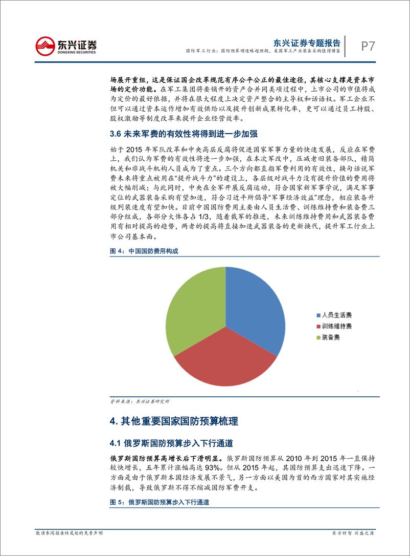 《国防军工行业从美国国防预算开支看中国国防预算开支：国防预算增速超预期，美国军工产业装备采购值得借鉴-20190305-东兴证券-13页》 - 第8页预览图