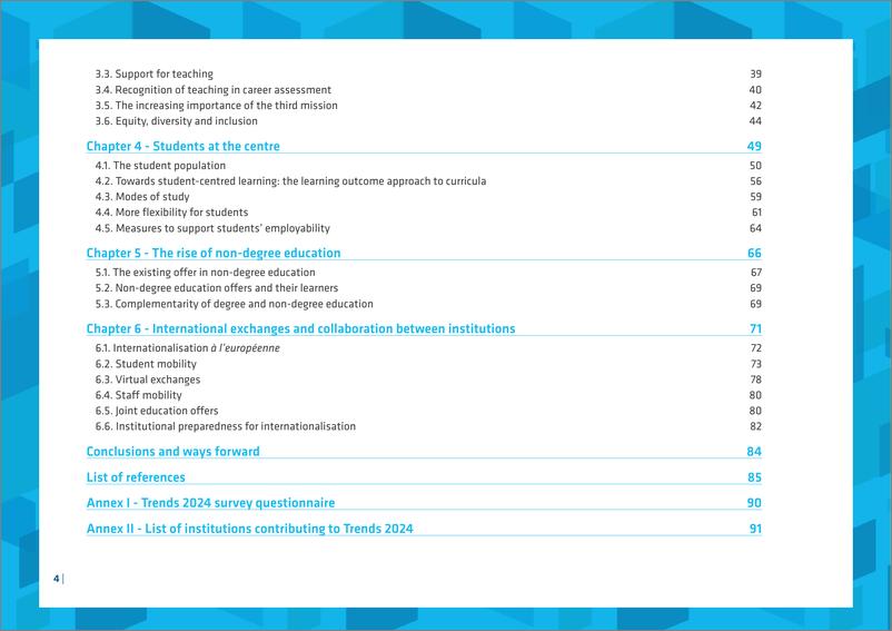 《欧洲大学协会_2024年趋势_转型时期的欧洲高等教育机构研究报告_英文版_》 - 第4页预览图