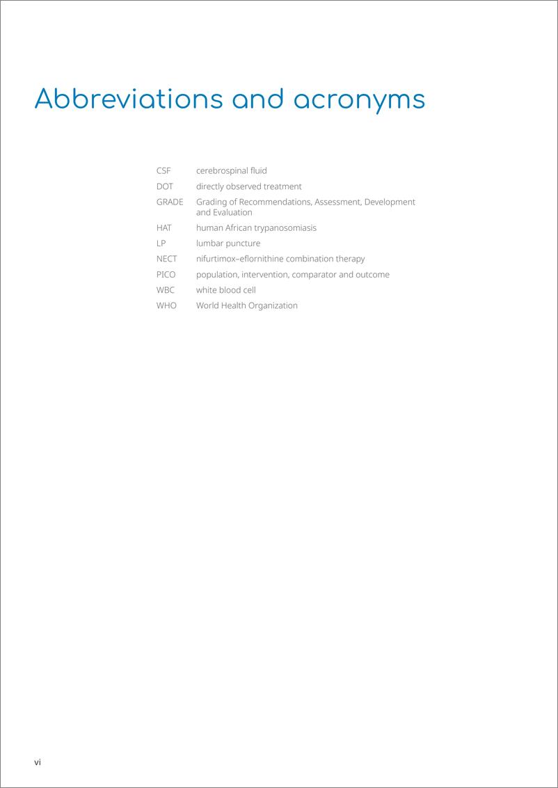 《WHO世界卫生组织：2024人体非洲锥虫病治疗指南报告（英文版）》 - 第8页预览图