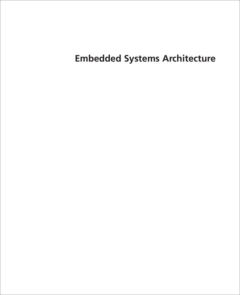 《嵌入式系统 硬件与软件架构（英文）》 - 第2页预览图