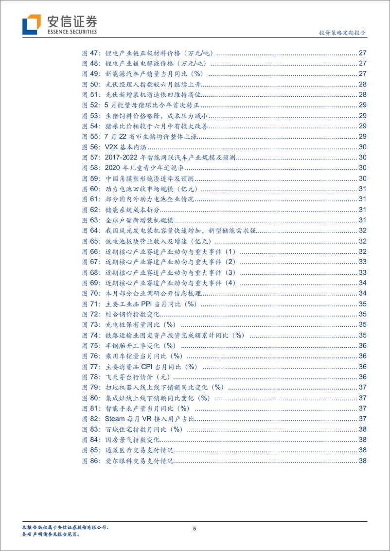 《A股核心产业赛道述评月刊（第七期）：两大重要线索，疫后需求回暖+成本冲击减弱-20220730-安信证券-40页》 - 第6页预览图