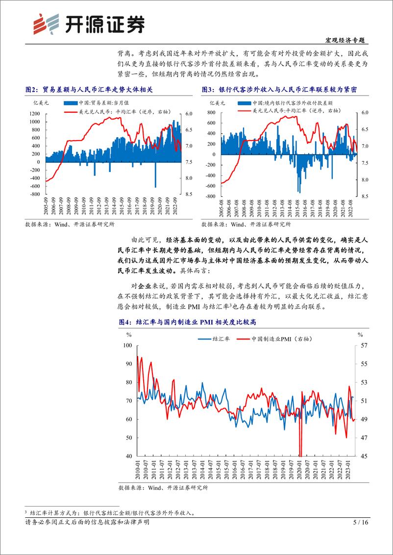 《宏观经济专题：从价格形成机制看人民币汇率决定因素及后续走势-20230722-开源证券-16页》 - 第6页预览图