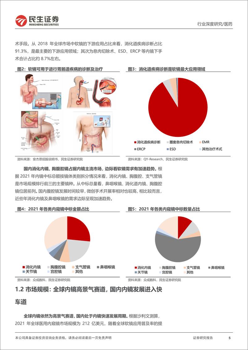 《软式内窥镜行业深度报告：内镜市场空间广阔，国产替代扬帆起航-240309-民生证券-48页》 - 第5页预览图