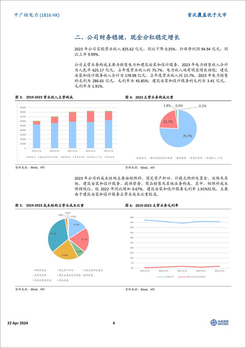 《中广核电力(01816.HK)首次覆盖：核心业务盈利稳定，核电“双雄”稳占半壁江山-240422-海通国际-19页》 - 第4页预览图