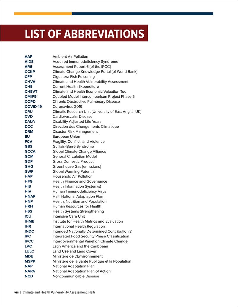 《世界银行-海地-气候和健康脆弱性评估（英）-2024-74页》 - 第8页预览图