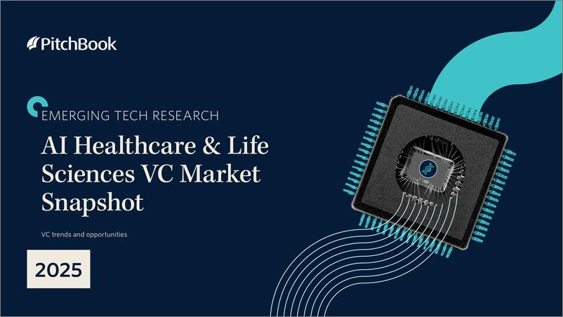 《PitchBook-人工智能医疗与生命科学风险投资市场快照（英）-2025.1-22页》 - 第1页预览图