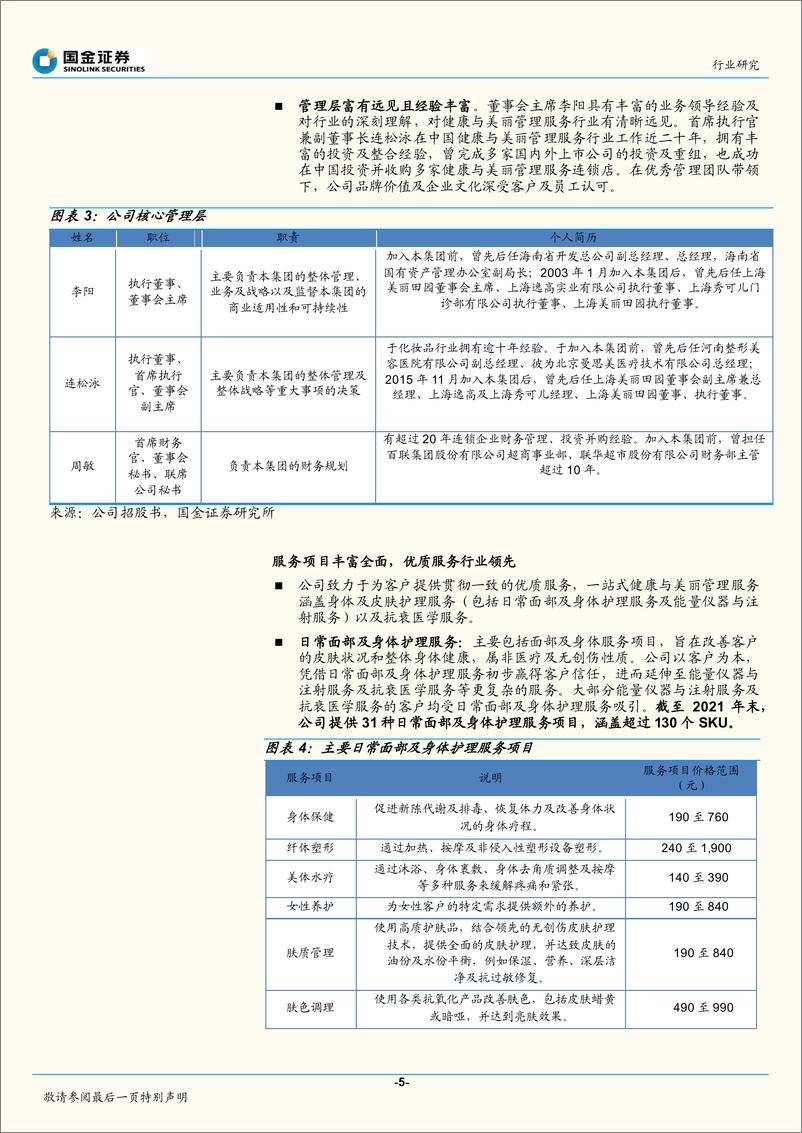 《医疗服务行业：美丽田园招股说明书整理-20220516-国金证券-21页》 - 第6页预览图