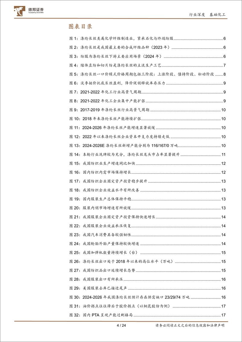 《涤纶长丝行业深度：供需预期再纠偏，周期弹性被低估-德邦证券-250110-24页》 - 第4页预览图