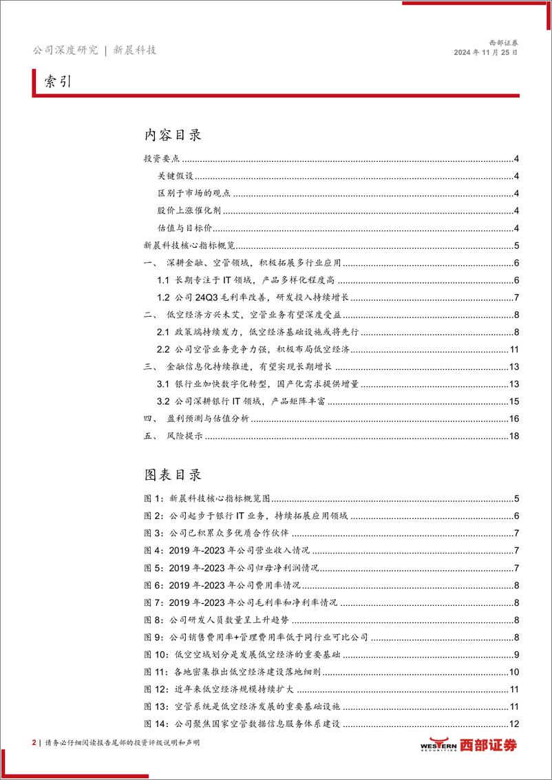 《新晨科技(300542)首次覆盖：立足金融信息化，低空经济提供增量空间-241125-西部证券-20页》 - 第2页预览图