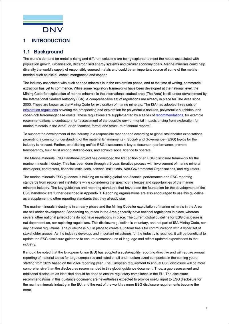 《DNV_2024年海洋矿物工业ESG披露指南报告_英文版_》 - 第6页预览图