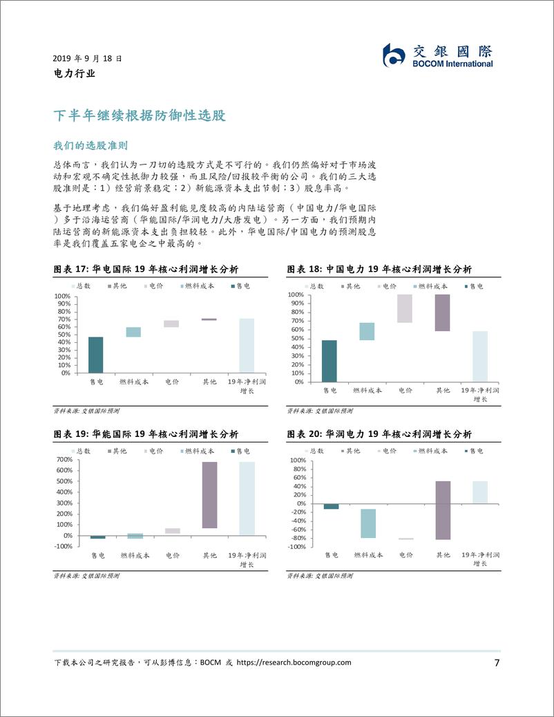 《电力行业：预期下半年内陆电企售电量增长领先沿海同业；首选中国电力华-20190918-交银国际-11页》 - 第8页预览图