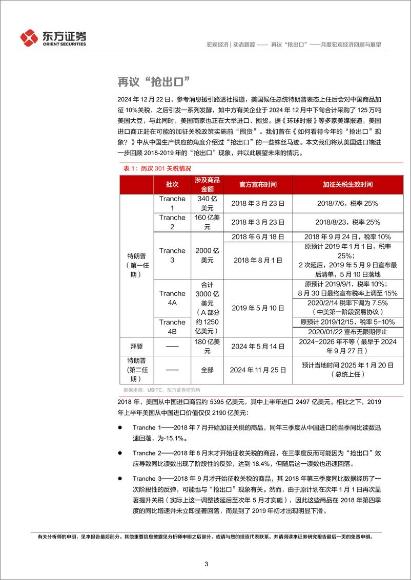 《月度宏观经济回顾与展望：再议“抢出口”-250107-东方证券-16页》 - 第3页预览图