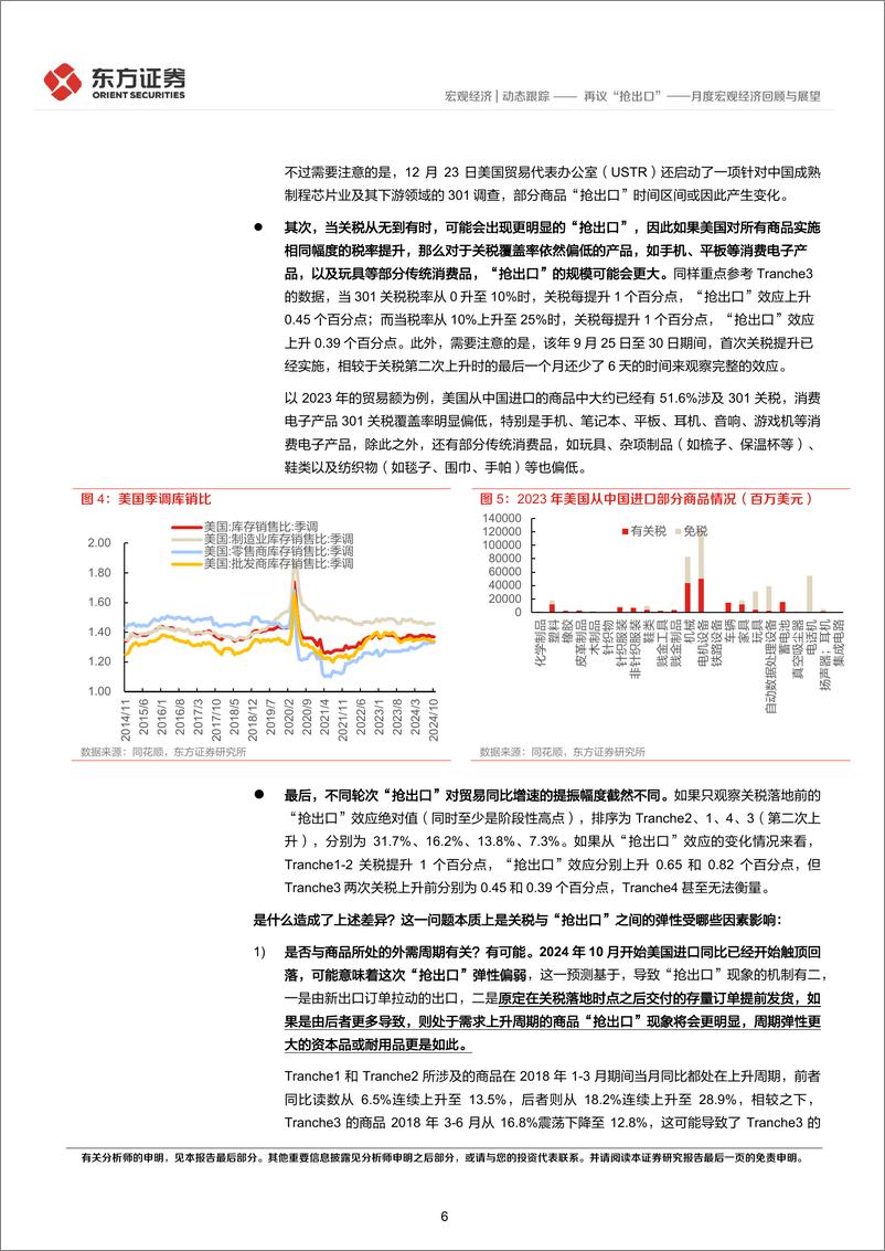 《月度宏观经济回顾与展望：再议“抢出口”-250107-东方证券-16页》 - 第6页预览图