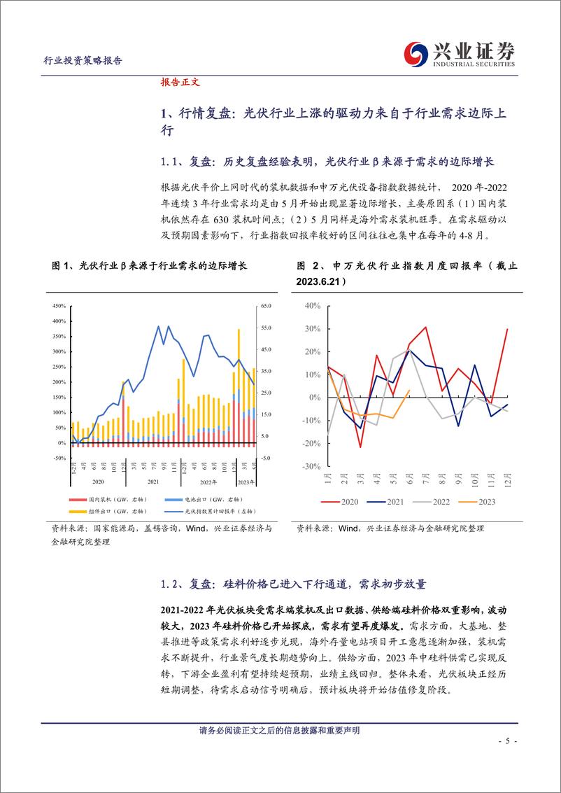 《光伏行业2023年中期策略：沐日光华，需求放量-20230626-兴业证券-47页》 - 第6页预览图