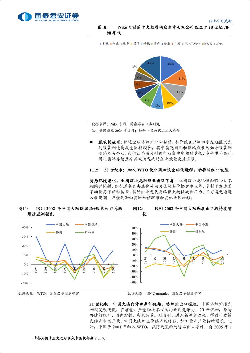 《纺织服装行业：一文梳理全球头部鞋服制造企业-240723-国泰君安-48页》 - 第8页预览图