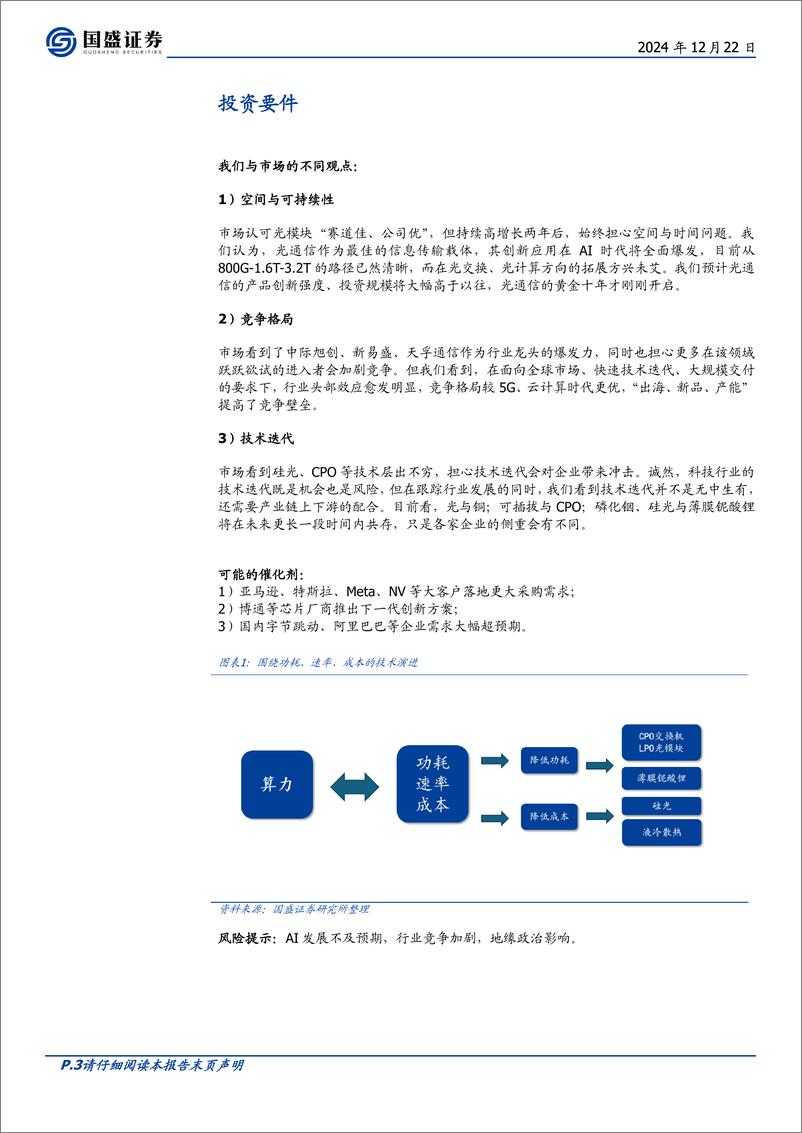 《2025年通信行业投资策略：进击的光通信-241222-国盛证券-21页》 - 第3页预览图