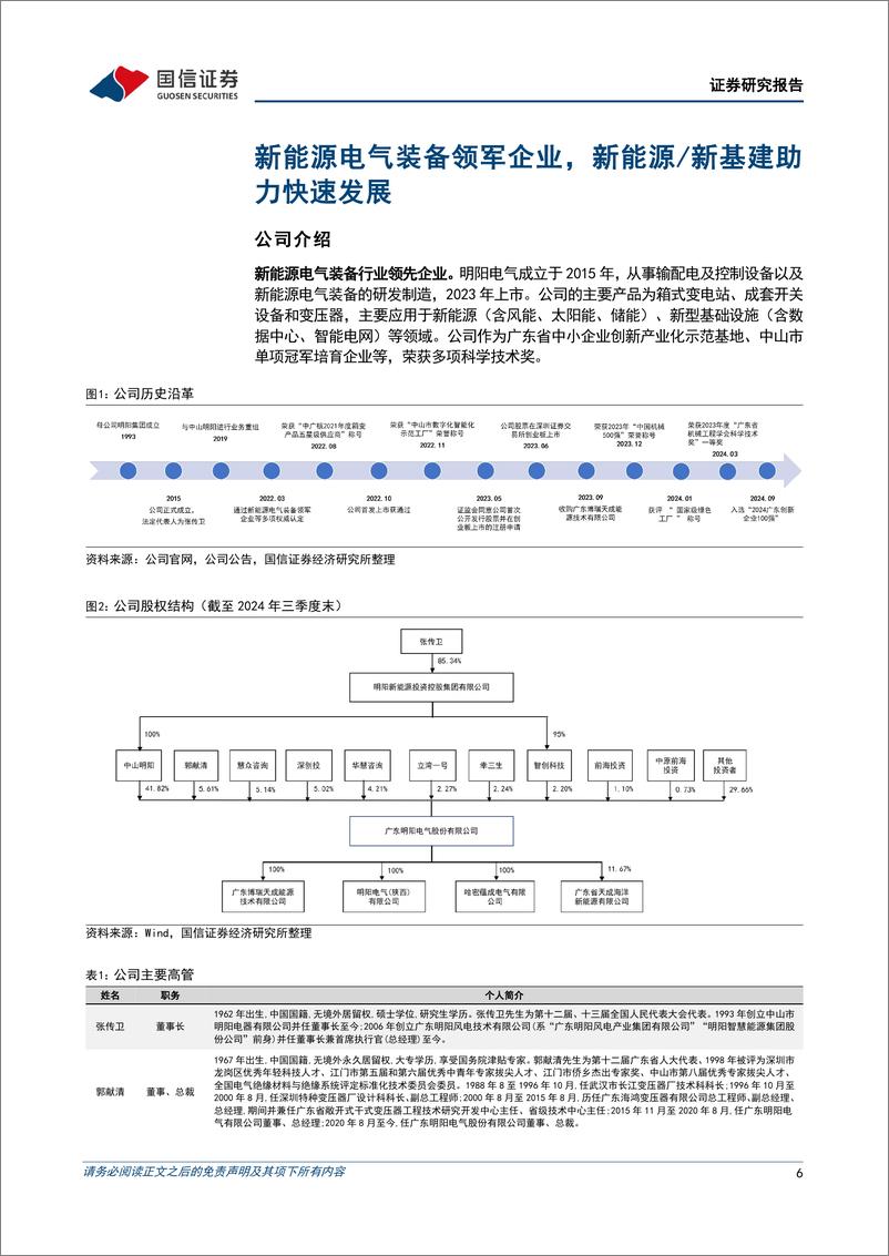 《明阳电气(301291)变压器头部企业，海外与海上打开远期空间-241229-国信证券-47页》 - 第6页预览图