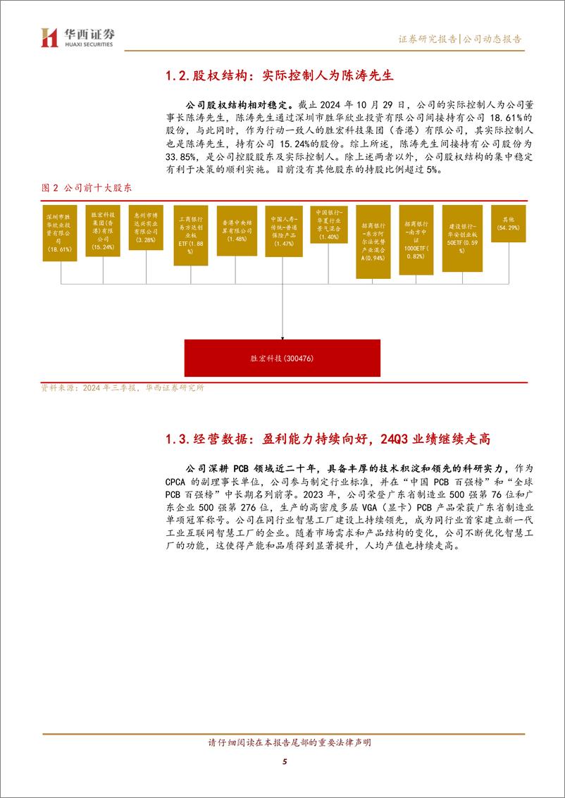 《胜宏科技(300476)加码AI产品投入，持续看好公司HDI及HLC技术积累-241126-华西证券-16页》 - 第5页预览图