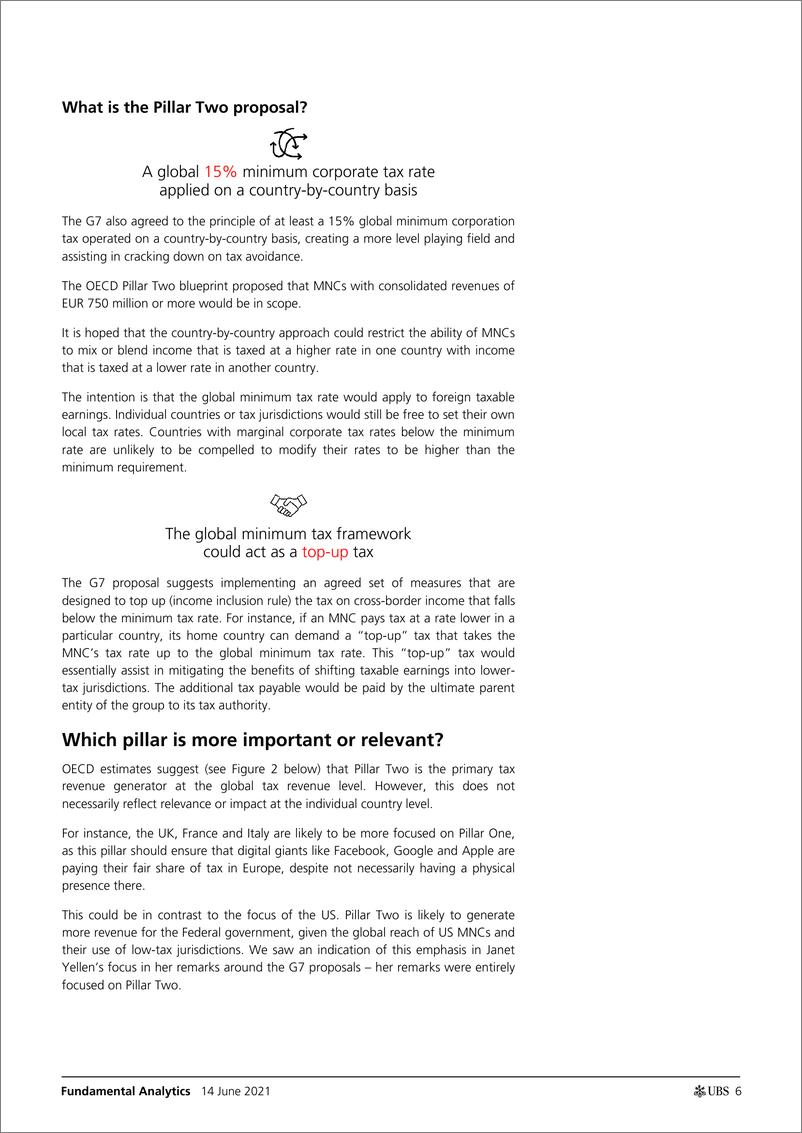 《瑞银-全球投资策略-基本面分析：全球最低税率对基本面估值意味着什么？早期框架的思想-2021.6.14-27页》 - 第7页预览图
