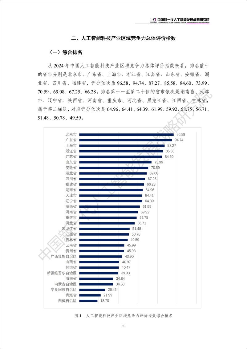 《中国新一代人工智能科技产业区域竞争力评价指数（2024）-中国式现代化发展研究院-2024.6.20-20页》 - 第8页预览图