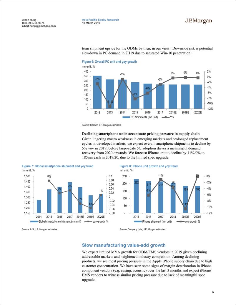 《J.P. 摩根-亚太地区-科技行业-台湾ODM与EMS：谨慎看待-2019.3.18-46页》 - 第6页预览图