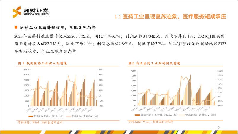 《IVD%26医疗服务行业：优选细分成长，布局预期改善-240627-湘财证券-44页》 - 第5页预览图