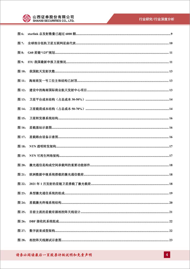 《通信行业低轨卫星互联网专题报告：空天一体新质生产力，产业链从0到1迈入量产阶段-240703-山西证券-33页》 - 第4页预览图