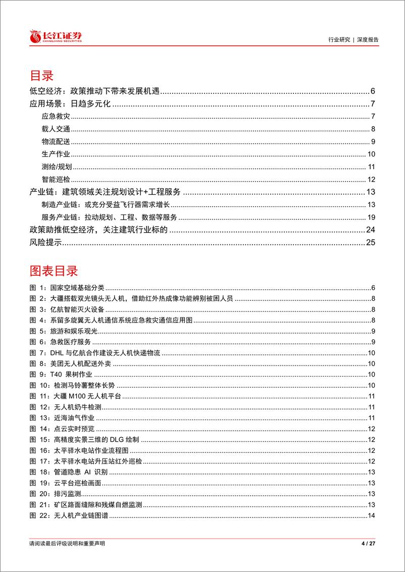 《建筑与工程行业：低空经济发力，关注建筑板块规划／工程机遇-240320-长江证券-27页》 - 第4页预览图