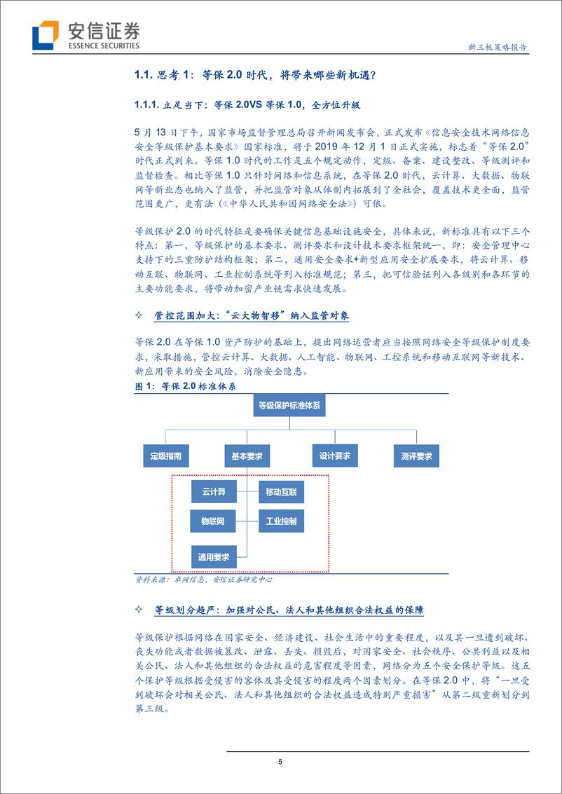 《全市场科技产业策略报告第十八期：等保2.0正式发布网安机遇来临，科创板已有5家信息安全公司受理-20190519-安信证券-28页》 - 第6页预览图