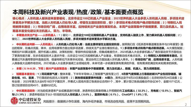 《科技及新兴产业动态：人形机器人催化，关注痛点、降本、应用进展-20230823-中信建投-22页》 - 第3页预览图