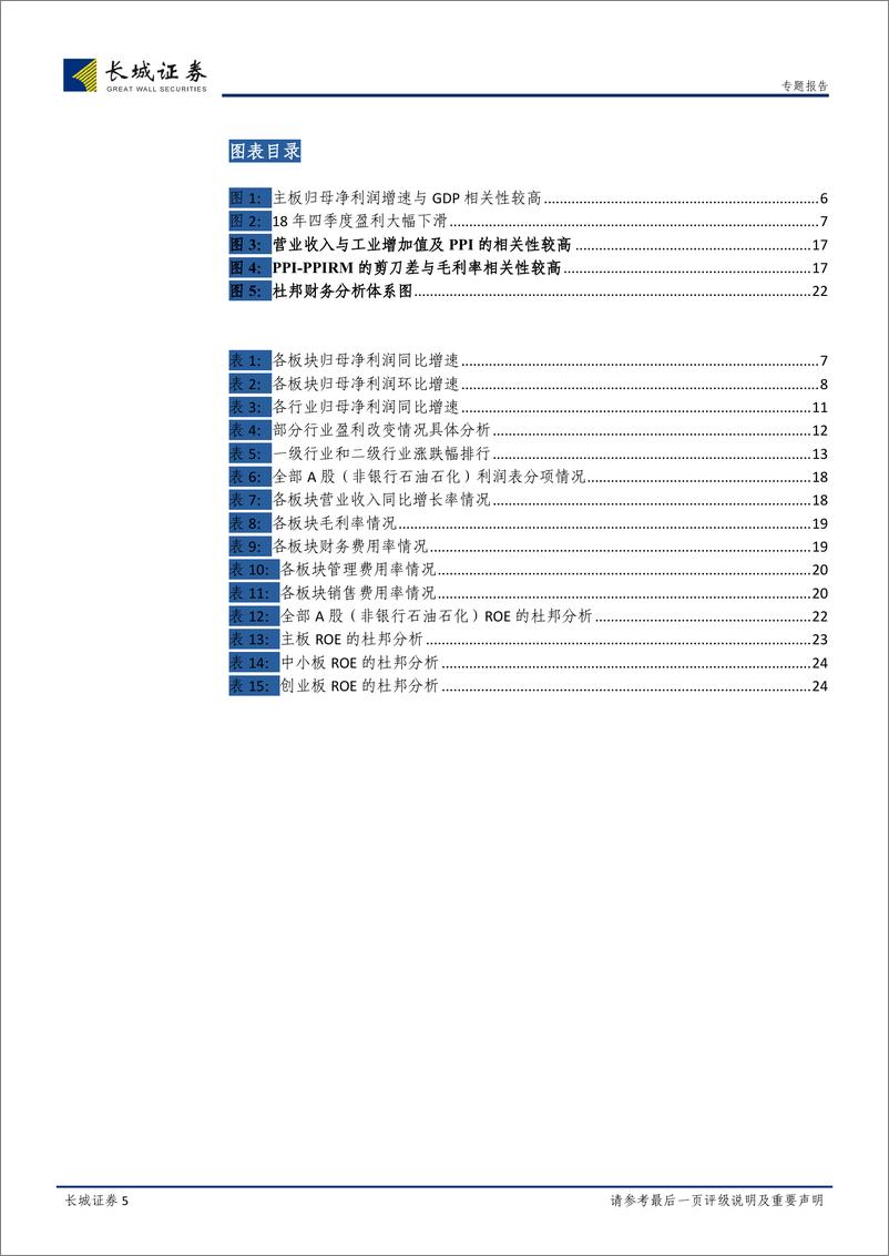 《2018年年报及2019年一季盈利跟踪专题：18年年报业绩大幅下滑，一季度有所回升-20190501-长城证券-26页》 - 第6页预览图