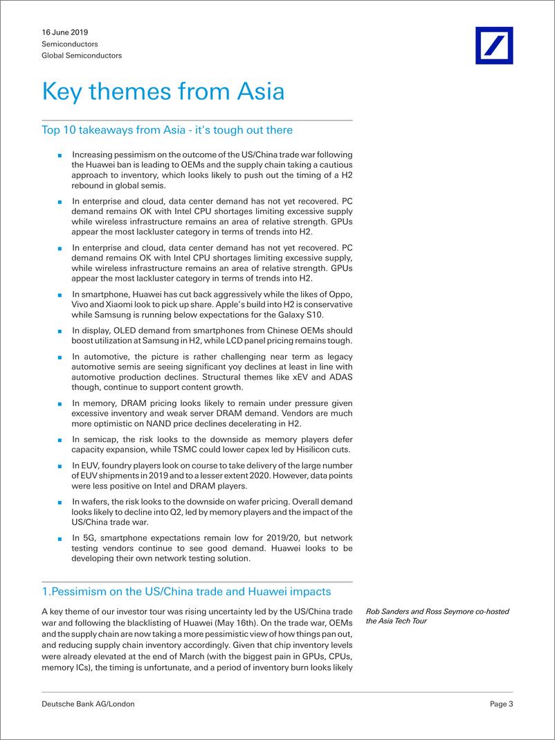 《德银-全球-半导体行业-亚洲科技之旅：充满不确定性-2019.6.16-21页》 - 第4页预览图